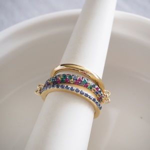 Elizabeth & James multi color ring